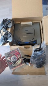 Sega Saturn HST-0004 Console 2 Controllers Knights Game Tested Japan