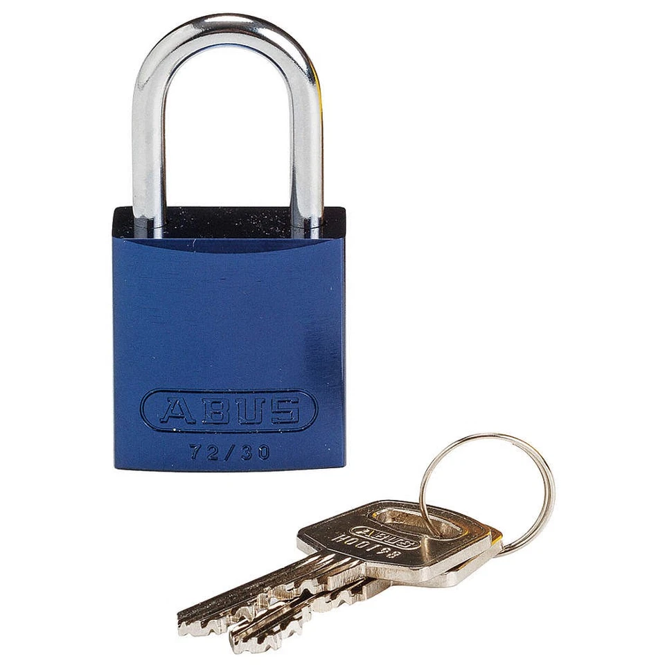 BRADY 133271 Lockout Padlock,KD,Blue,1-7/16"H 24UY44 - Image 1 of 1