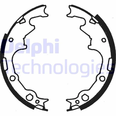 DELPHI 4x Bremsbacken Bremsbackensatz für Trommelbremse Hinten LS1780 - Bild 1 von 2