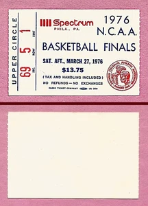 VINTAGE 1976 Indiana University Hoosiers Basketball Ticket Stub Vs UCLA! - Picture 1 of 4