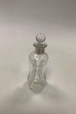 Holmegaard Dragsted Glass Carafe with silver ribbon - Image 1 of 4