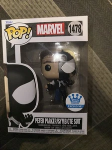 Funko Pop! Marvel-Peter Parker-Traje Simbionte-Exclusivo de Funko Shop 1478 - Imagen 1 de 7