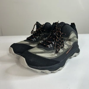 Merrell Moab Speed Mid Black Sneaker Boots Juniors Unisex Kids 7 Hiking MK265424 - Picture 1 of 8