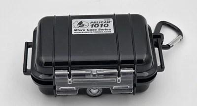 Pelican 1010 Micro Case Black New Waterproof Drop Proof Hard Protective Case - Image 1 of 4