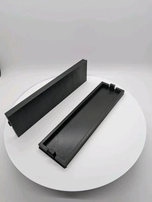 2x - 5.25 inch disk drive bay cover 纯黑色 替换件 — 第 1/3 张图片