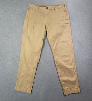Pantalones Brooks Brothers Para Hombre 34x32 Beige Pierna Recta Elastizados Rojo Vellón Informales Foto 1 de 4