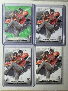 2023 Topps Inception Hunter Brown (4) Card Rookie Lot #125 Houston Astros - Bild 1 von 2