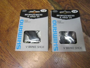 NOS VINTAGE SHIMANO BR-M330 V-BRAKE SHOE PADS SHOES - Picture 1 of 2