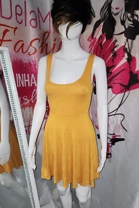 dresses for womenMustrad yellow skater dress - Picture 1 of 3
