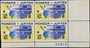 US 1556: Pioneer 10 and Jupiter 1975, Block of 4, Mint NH OG, FREE Shipping! - Picture 1 of 2