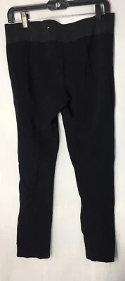 Simply Vera Large Woman’s Black Leggings Thick Elastic Waist Band Stretchy Pants - Image 1 of 4