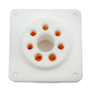 Yamamoto Sound Craft 7P Tube Socket for 4E27/813. High quality Teflon socket - Picture 1 of 3