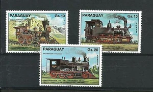 RAILWAYS - PARAGUAY MI # 2779/81, MNH, VF - Picture 1 of 1