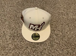 Miami Heat New Era Hoop Team Collection 59FIFTY Fitted Hat Men’s Size: 7 1/4 - Picture 1 of 5