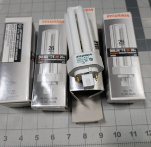 Sylvania 20880 CF26DT/E/IN/830/ECO Compact Fluorescent Bulb 26W (Lot of 4) - Picture 1 of 5