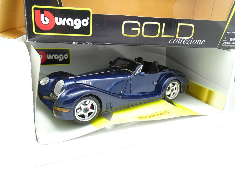 Burago 1/18 - Morgan Aero 8 Blue - Image 1 of 1