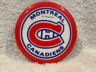 VINTAGE 1970's Montreal Canadiens 2 1/4 Inch Button, NICE-LOOK!