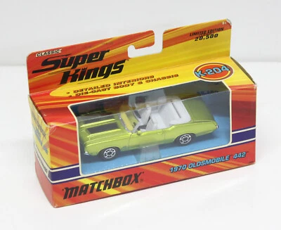 2005 Matchbox Super Kings Muscle Oldsmobile  442 K 204 Die Cast Toy Car - Image 1 of 4