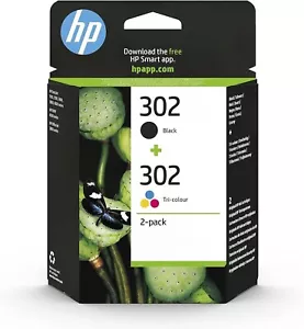HP 302 MULTIPACK bipack ORIGINALE CARTUCCE NERO + COLORE UFFICIALE X4D37AE - Bild 1 von 7