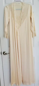 Juego de 2 piezas de vestidor vintage descuidada JCPENNY 1970 encaje crema talla XS - Imagen 1 de 10