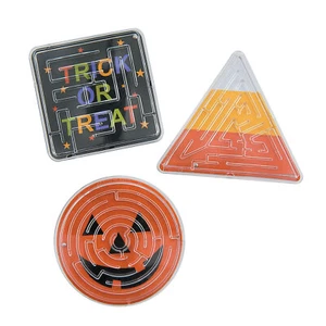 Puzzle labirinto stampato Halloween, bomboniere per feste, giochi, 24 pezzi - Foto 1 di 1