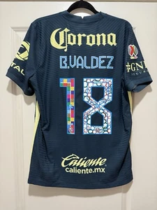 Bruno Valdes 18 Men’s LARGE Nike Club America Authentic Away Jersey Autismo - Picture 1 of 16