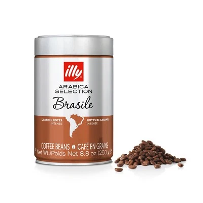 illy Whole Bean Coffee Brasile, 8.8 Oz, 100% Arabica Coffee Pack of 1 - image 1 of 4