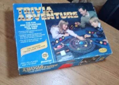 Juego de mesa Trivia Adventure 1986 DE COLECCIÓN tema del espacio exterior (Pressman) Foto 1 de 4