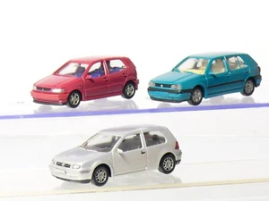 Wiking VW Golf / Polo - 3 pezzi 1:87 / H0 - Foto 1 di 4