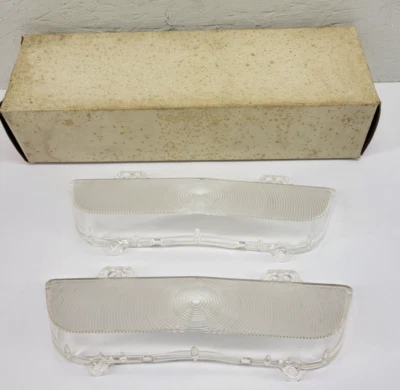 Juego de lentes de lámpara de estacionamiento delantera NORS 1960 Chevrolet Impala Belair Biscayne 5951117 EE. UU. Foto 1 de 4