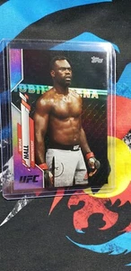 URIAH HALL 2020 TOPPS UFC RAINBOW FOIL PARALLEL - Picture 1 of 8