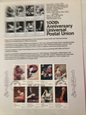 Us Collection Mint Used 3 Souvenir Sheets With First Cancel Others On Pages - Image 1 of 4