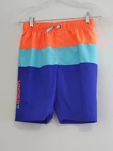 Under Armour Big Boys Triblock Swim Shorts Ultra Indigo Sz YLG - NWT - Picture 1 of 1