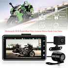 Motorcycle 4G full glass DVR Front+Rear View Camera Dash Video Recorder 1080P HD