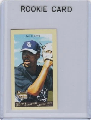 КАРТОЧКА НОВИЧКА DAVID PRICE 2009 Upper Deck Mini RC бейсбол TB Rays Red Sox DODGERS - Изображение 1 из 2