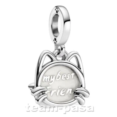 PANDORA 799329C01 meine Katze Charm Anhänger best Friend Silber  - Bild 1 von 2