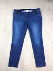 Isabel By Ingrid & Isabel Size 10 Maternity Jeans Skinny zipper Under the Belly
