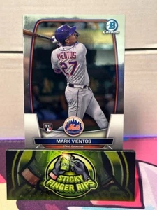 2023 Bowman Chrome Base #43 Mark Vientos RC New York Mets - MINT CONDITION - HOT - Picture 1 of 2