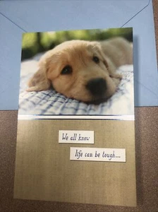 Get Well Stay Strong We All Know Life Can Be Tough 5”x7” Hallmark Greeting Card - Picture 1 of 4