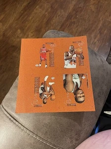 1996-97 Upper deck Rookie Exclusives Partially Uncut Sheet Iverson Walker Camby - Picture 1 of 12