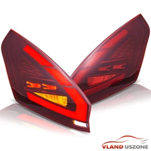 Luces traseras LED ROJAS para Ford Fiesta Hatchback 2008-2019 lámpara trasera con animación - Imagen 1 de 13