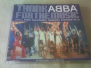 ABBA ALLSTARS - THANK ABBA FOR THE MUSIC - UK CD SINGLE - STEPS/TINA COUSINS - Picture 1 of 1