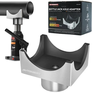 Bottle Jack Axle 3- 20 Ton Lifting Saddle 3Inch 4Inch Axle Steel Base Adapter - Picture 1 of 15