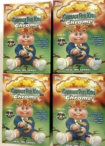 2020 TOPPS GARBAGE PAIL KIDS CHROME SERIES 3 BLASTER BOXES ( 4 BOX LOT ) - Picture 1 of 1