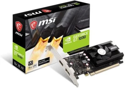 MSI GT 1030 2GD4 LP OC Computer Graphics Card - Image 1 of 4