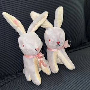 Peluche japonés más raro años 60 conejito ojos rojos muy difícil de encontrar - Imagen 1 de 8