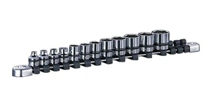 NEPROS 3/8" STECKSCHLÜSSELSET MIT HALTER (12 Stck.) NTB312A HERGESTELLT IN JAPAN - Bild 1 von 1