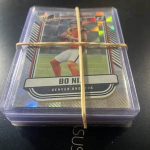Bo Nix And Jk Dobbins Lot Rookies (rc) Denver Broncos Prizm 13 Cards NFL Qb Rb - Picture 1 of 6