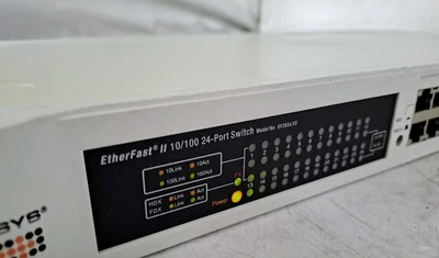 LINKSYS ETHERFAST 2 10/100 24-PORT SWITCH - EF2S24,V2 - Image 1 of 4