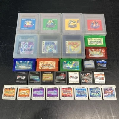 Nintendo Pokémon series RANDOM 29 lot game soft No Tested Japan ver HK29563554 - Image 1 of 4